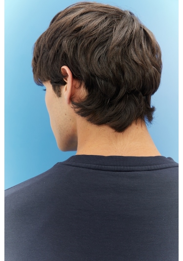 Regular Fit Normal Kesim %100 Pamuk Bisiklet Yaka Şardonlu Sweatshirt L81IRYMA Çok Renkli