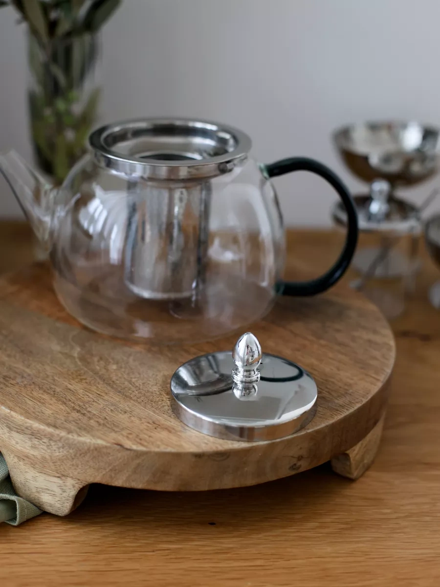 Home Lovers 1,3 L Cam Demlik Çaydanlık 240493821 Beyaz