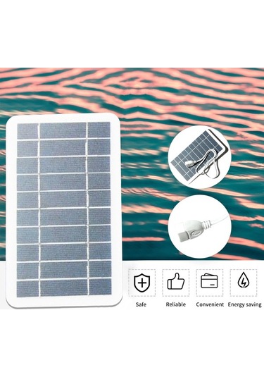 Dancemonkey Usb Çıkışlı Taşınabilir Güneş Paneli - Su Geçirmez Ve Dayanıklı