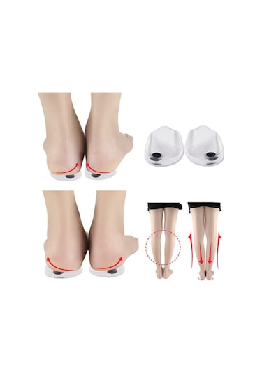 Suntek 1 Çift O/x Tipi Bacaklar Jel Düzeltme Topuk Desteği L