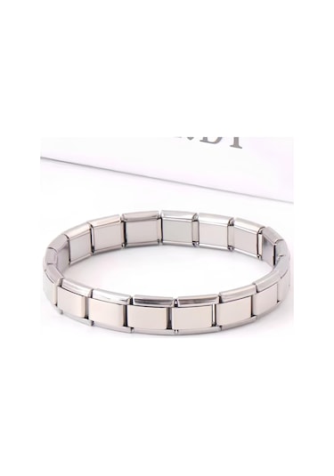 Takı Dükkanı İtalyan Charm Çelik Bileklik Scb26