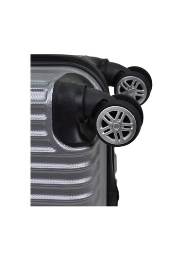 Elatae Kabin Boy Valiz Gri Abs 1020