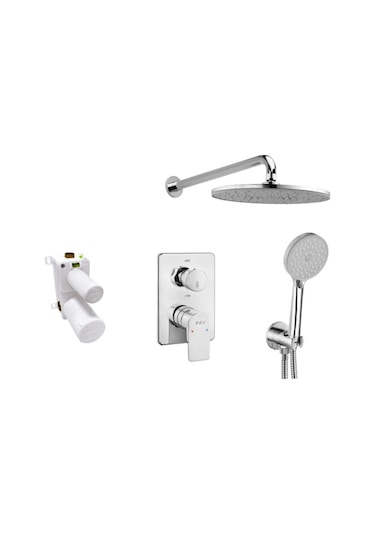 Eca Dalia Ankastre Duş Seti 2-yollu 102199773 Krom