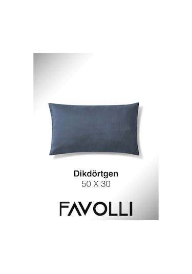 Kadife Dokulu Koyu Mavi Renk Kırlent Kılıfı Dream Serisi Punch İçin Uygun Gizli Fermuar Koyu Mavi