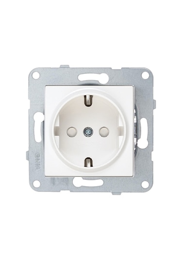 Viko Karre Çocuk Korumalı Topraklı Priz 12  Adet - Çerçevesiz