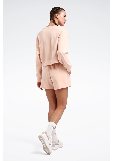 Reebok Rone C Neck Somon Kadın Sweatshirt Pembe-somon