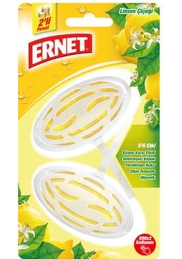 Ernet Klozet Blok Limon Çiçeği 2 x 40 G