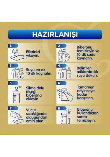 Bebelac Gold 3 Çocuk Devam Sütü 800 G 4 Adet