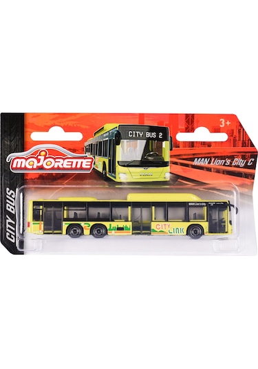 Majorette Man Şehir Otobüsleri Lion's City C Sarı