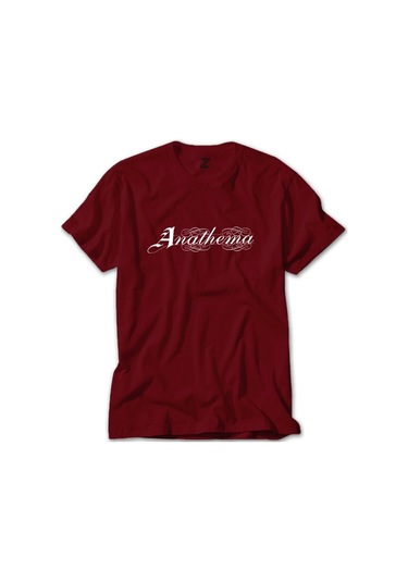 Anathema Logo Kırmızı Tişört-Kırmızı