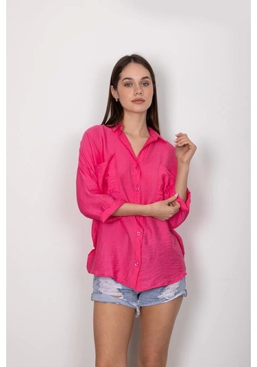 Cepli Salaş Gömlek T1010 Fuşya