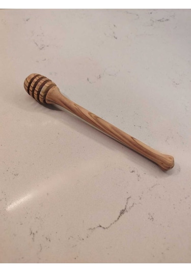Zeytin Ağacı Ahşap Bal Kaşığı 16 Cm Doğal & Sağlıklı Sunum 2 Adet