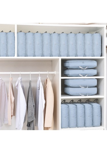 Qingmipy Büyük Boy Pembe Giyim Sıkıştırıcı Depolama Çantası - Ev Ve Seyahat İçin Giyim, Yatak Tekstili Ve Eşya Düzenleyici Organizer Pembe