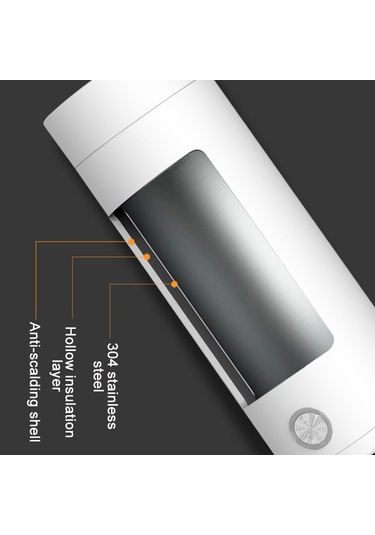 Sones Ugasun Seyahat Taşınabilir Mini Elektrikli Isıtmalı Su Bardağı, Renk: Ab Fişi Çok Renkli