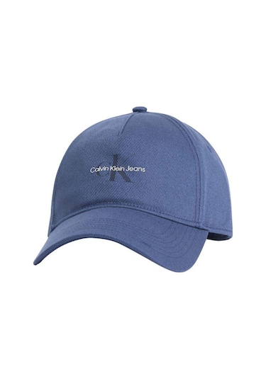 Calvin Klein Erkek Nefes Alabilen Pamuklu Kumaş Ck Logolu Ayarlanabilir Metal Tokalı Lacivert Spor Şapka Lv04g503-7965 Lacivert