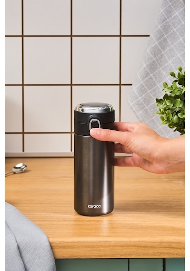 Karaca Darker Dijital Çelik Sızdırmaz Termos 310 ml