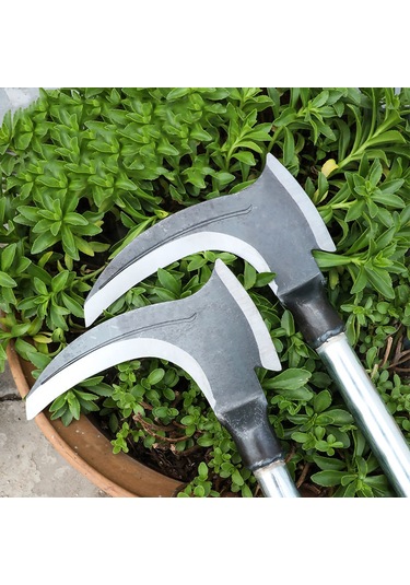 Dofolink Mangan Çelik Çift Kılıçlı Mower, Uzun Saplı Orman Ve Tarım Aracı, Ot Kesme, Ağaç Kesme, 40 Cm Çelik Boru İle Dikişli