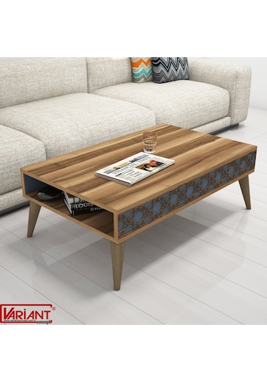 Variant City Orta Sehpa Ceviz-Kalsedon