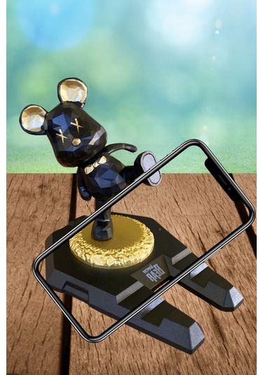 Woody Sofia Ayıcıklı Telefon Ve Tablet Standı Masa Üstü Telefon Ve Tablet Tutucu Aparatı