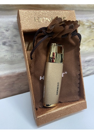 Tek İnce Ateşlemeli Gazlı Sarı ve Krem Renk Model