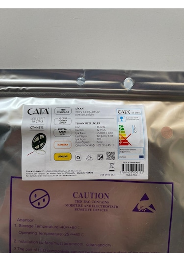 Cata 10 Cip CT-4480-CT4481 Şerit Led 5 M