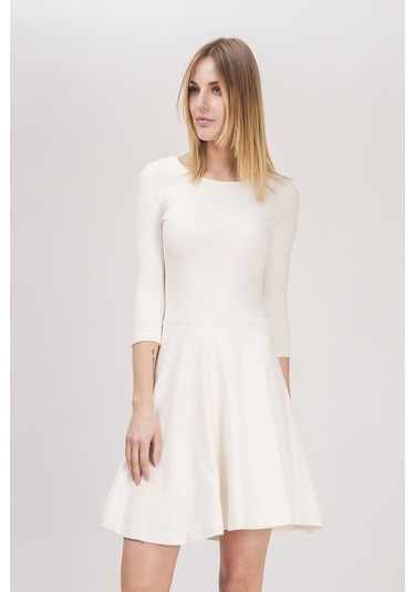 Yeni Hugo Boss Bayan Elbise (348806797) Bej