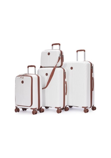 Benetton Trolley Valiz Beyaz Büyük Boy 14bnt8010-01-by Beyaz