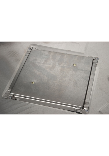 Kuzine Soba Altlığı Siyah Mat İzocamlı