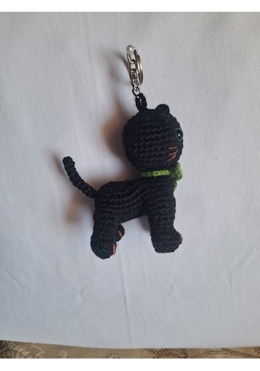 Amigurumi Kedi Anahtarlık