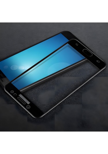 Galaxy Uyumlu C8 Ekranı Tam Kaplayan Düz Cam Koruyucu 001