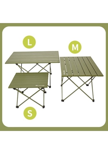 Bloomnest Yeşili Taşınabilir Renkli Piknik Ordu Masası Katlanır Kamp Çok Alüminyum & - Br Çok Renkli, Renkli Tasarım Çok Renkli