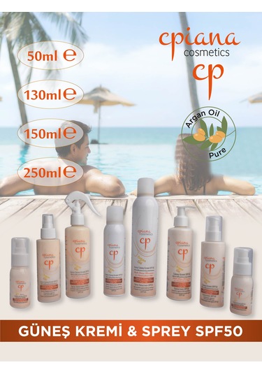 Güneş Koruyucu Krem Spf 50+ Argan Yağı 150ml
