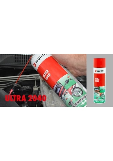 Würth Ultra 2040 Çok Amaçlı Yağlama Spreyi 500 ML Büyük Boy