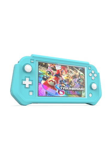Samdoo Nintendo Switch Lite Tam Kapak Korumalı Kılıf - Tpu Malzeme Oyun Konsolu Koruyucu Kılıf Mavi-yesil