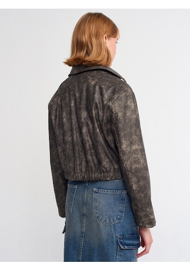 Dilvin Gömlek Bomber Ceket  Vizon