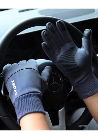 Pazly Kışlık Dokunmatik Eldiven - Sıcak Koşu, Bisiklet, Sürüş Eldiveni Erkek/kadın Boyut M