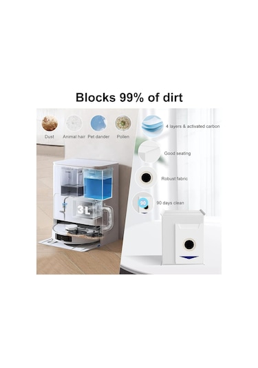 Ecovacs Robot Süpürge Parçaları İçin T30s Süpürge Aksesuarları Kiti