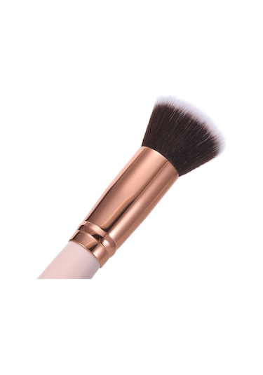 Moveevo Fondöten Fırçası Düz Üst Parlatma Fırçaları Yelpaze Kontur Pudra Fırçası Aydınlatıcı Allık Fırçası Makyaj Fırçaları