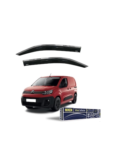 Citroen Berlingo Krom Çıtalı Cam Rüzgarlığı 2018-2025 2 Li