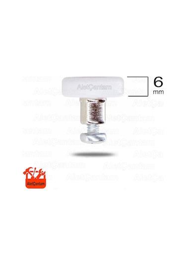 Aletçantam Duşakabin Tekeri Duş Kabin Tekerleği (8 Adet) Takım Beyaz