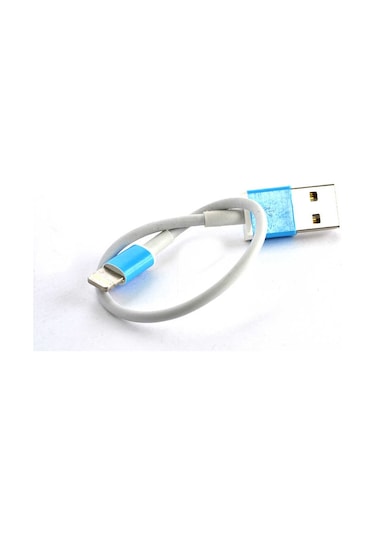 Talazan Beyaz Lightning Beyaz 25-30 Cm Kısa Usb Kablo