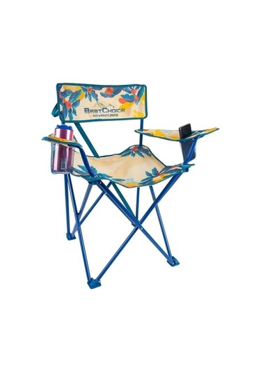 Ebitda Desenli Katlanır Kamp Piknik Sandalyesi - Rejisör Koltuğu - 40x48cm - Dayanıklı Boru Ve Kumaş - 110kg Ağırlık Kapasitesi Çok Renkli