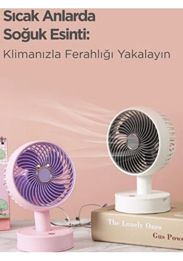 Torima F-08 Beyaz Mini Masa Fan Vantilatör