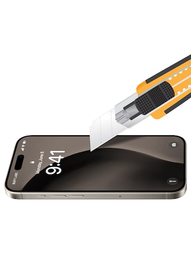 Buff Apple Uyumlu   iPhone 16 Pro Max 5d Easyfit 2 Adet Ekran Koruyucu