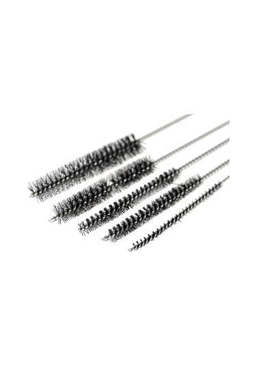 Gajeena Hava Fırçası Temizleme Seti - 5 Adet İğne + 5 Adet Fırça, Paslanmaz Çelik, Boyama Aletleri Bakımı