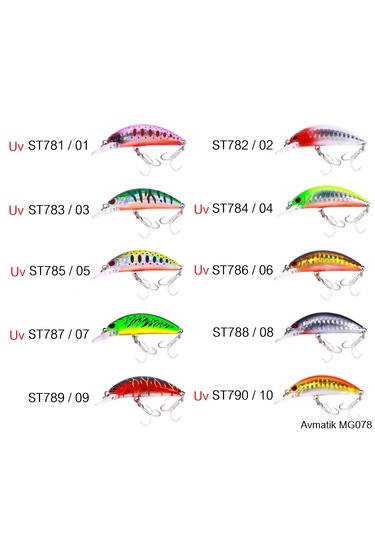 Avmatik Mg078 Jerkbait Slow Sinking 6 Cm Suni Yem