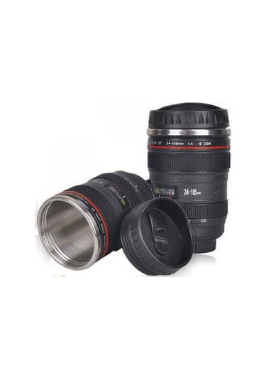 Objektif Görünümlü Lens Kupa Çelik Kahve Çay Termos Mug Bardak (469685602)
