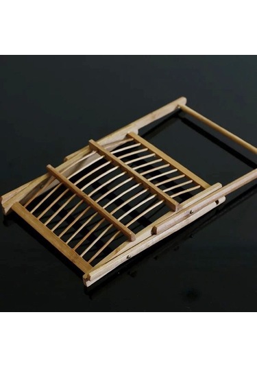 Pazly Suntek El Yapımı Bambu Katlanır Sepet - Restoran & Otel İçin Kahverengi Kahverengi