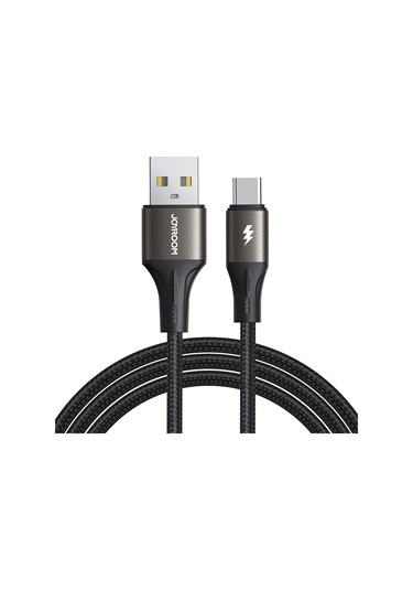 Joyroom Sa25-ac3 3a Usb'den Usb-c/type-c'ye Hızlı Şarj Veri Kablosu, Uzunluk:1,2 M