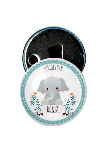 Famous Bebek Şekeri Magnet Bebek Mevlüt Hediyelik Isimli Kapak Açacak  (434856298)